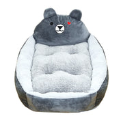 Winter Warm Plus Velvet Kennel Cute Cartoon Cat Litter Dog Mat Dog Bed Pet Teddy Dog Small And Medium Four Universal