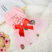 Dog Dress Dog Dresses for Small Dogs Girl Mesh Puppy Dress Summer Dog Clothes Yorkie Chihuahua Teacup Outfits Clothing Apparel Pet Cat Princess Dress Dog Birthday Outfit