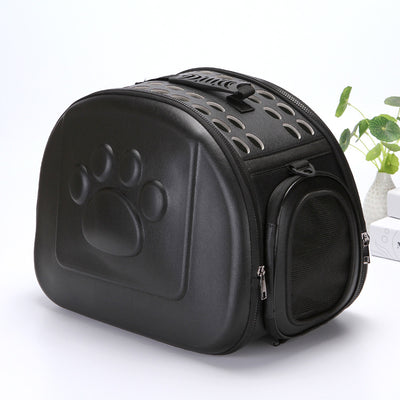 medium pet outing bag cat small dog breathable fashion portable folding out travel bag