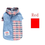 Plaid Coat Summer Pet Dog Clothes Jacket Puppy Chihuahua Clothing Shirt For Small Meidium Drop Shipping Cat Pugs Yorkies Poodle