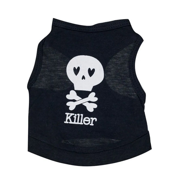 Pet Dog Clothes For Dog Cat Vest  T Shirts Pet Costume Cotton Clothes For Small Dogs Chihuahua Cool Puppy Clothing For Kitty 40
