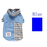 Plaid Coat Summer Pet Dog Clothes Jacket Puppy Chihuahua Clothing Shirt For Small Meidium Drop Shipping Cat Pugs Yorkies Poodle