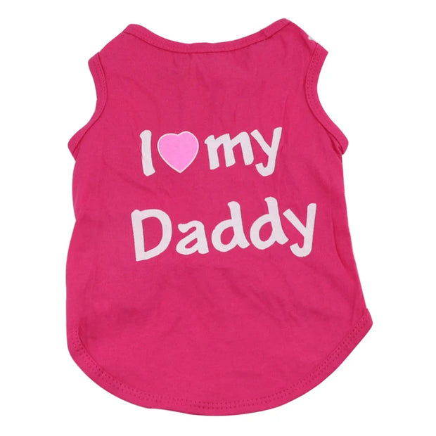 New Cute Cat Clothes Spring Pet Vest Clothing for Cat Fashion Summer Pet Jacket Printed Vest Costume Funny Apparel Cat Clothing