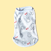 Cross-border Pet Vest Summer Thin Section Cartoon Dog Vest Teddy Cat Vest Puppy Clothes Wholesale