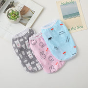 Cross-border Pet Vest Summer Thin Section Cartoon Dog Vest Teddy Cat Vest Puppy Clothes Wholesale