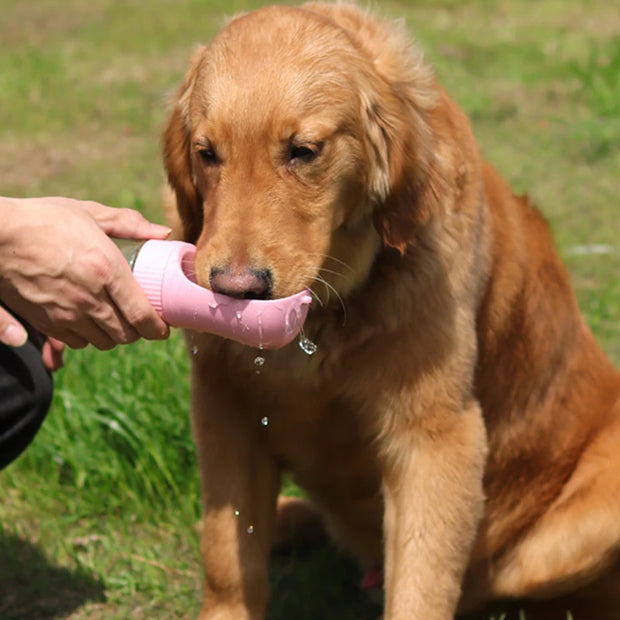 2 In 1 Portable Dog Water Bottle Dispenser For Small Big Dogs Cat Puppy Outdoor Travel Walking Drinking Feeder Bowl Pet Supplies