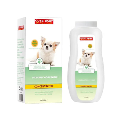 Pet wash free shower gel, cat shampoo, dry cleaning powder,dog dry cleaning supplies DryItchySkinRelief200G