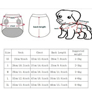 Warm Pet Dog Jumpsuit Clothes Soft Small Medium Puppy Pajamas Outfit Cat Clothing Pet Supplies