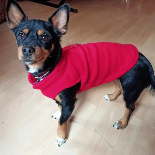 Winter Warm Fleece Dog Clothes Pet Jacket Vest Small Dog Puppy Cats Clothing French Bulldog Costumes Chihuahua Coat Pet Clothes