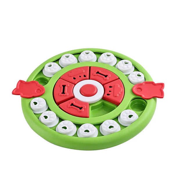 Puppy IQ Food Dispenser Slowly Eating NonSlip Bowl Pet Cat Dogs Training Game Dog Puzzle Toys Slow Feeder Interactive Increase