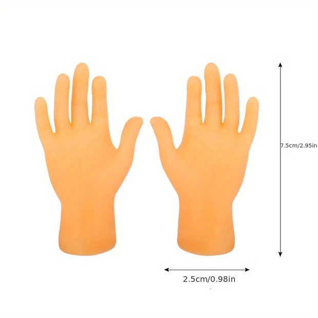 Cat fun toy Small gloves Cat finger Sleeve mini hand model silicone small gloves Cat massage tools Pet cat toy Halloween gift