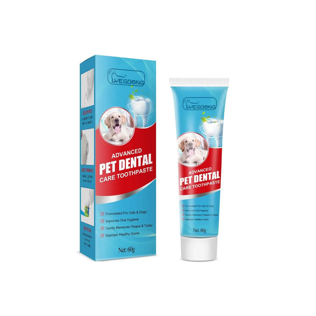 Pet Toothpaste Formulated for Dog Effectively Freshens Breath Eliminates Bad Breath Removes Tartar Provides Professional Oral