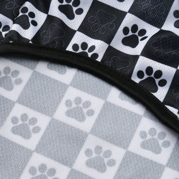 Summer Cat Vest T-shirt Mesh Breathable Paw Print Sphynx Clothes For Small Medium Dog Cats Kitten Puppy Costume Pug Pet Coat