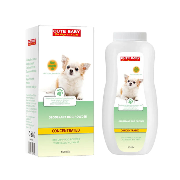 Pet wash free shower gel, cat shampoo, dry cleaning powder,dog dry cleaning supplies DryItchySkinRelief200G