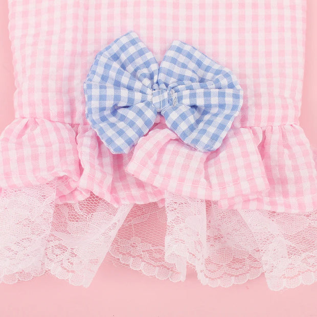 Summer Princess Pet Dress For Dogs Little Small Puppies Animal Cat Tutu Wedding Party Skirt Clothes For Chihuahua Yorks
