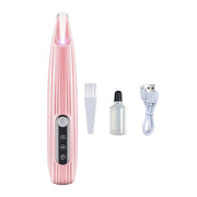 Rechargeable Pet Paw Trimmer with LED Light, Fully Waterproof Dogs Cats Hair Trimmer, Dog Clippers for Grooming