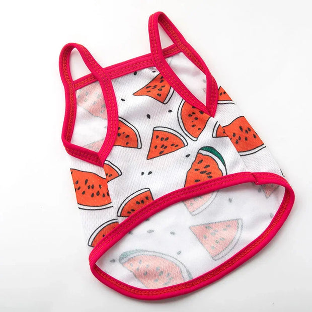 Cute Dog Vest Pet Clothes for Small Medium Dogs Teddy Bulldog Puppy Cat Suspenders Summer Spring Thin Dog Cat Shirts Pet Costume
