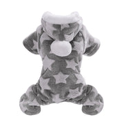 Soft Dog Clothes Fleece Puppy Chihuahua Clothing Winter Cat Coat Jumpsuit Dog Costume Hooded Pajamas For Small Medium Dogs Cats