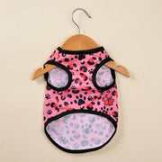 Summer Cat Vest Clothes Fashion Leopard Print Cool Breathable Mesh Costume For Small Medium Dogs Cats Kitten Coat Pug Clothing