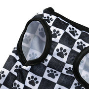 Summer Cat Vest T-shirt Mesh Breathable Paw Print Sphynx Clothes For Small Medium Dog Cats Kitten Puppy Costume Pug Pet Coat