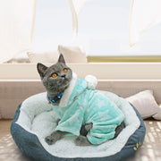 Soft Dog Clothes Fleece Puppy Chihuahua Clothing Winter Cat Coat Jumpsuit Dog Costume Hooded Pajamas For Small Medium Dogs Cats
