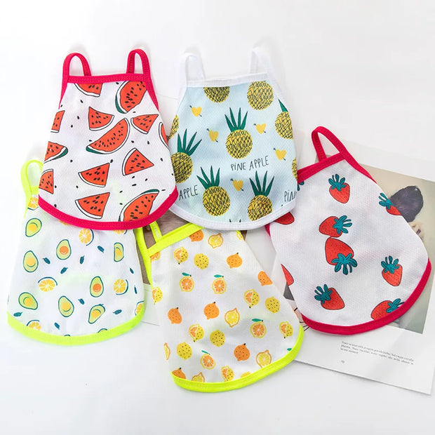 Cute Dog Vest Pet Clothes for Small Medium Dogs Teddy Bulldog Puppy Cat Suspenders Summer Spring Thin Dog Cat Shirts Pet Costume
