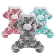 Soft Dog Clothes Fleece Puppy Chihuahua Clothing Winter Cat Coat Jumpsuit Dog Costume Hooded Pajamas For Small Medium Dogs Cats