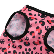 Summer Cat Clothes Leopard Print Dog Vest For Small Cats Dog Mesh Breathable Puppy Kitten T-shirt Outfits Schnauzer Pet Clothing