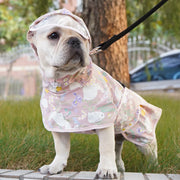 Teddy Cgi Golden Dog Clothes Egg Olk Man PU Waterproof Jacket Dog Raincoat Pet Supplies Waterproof Outdoor