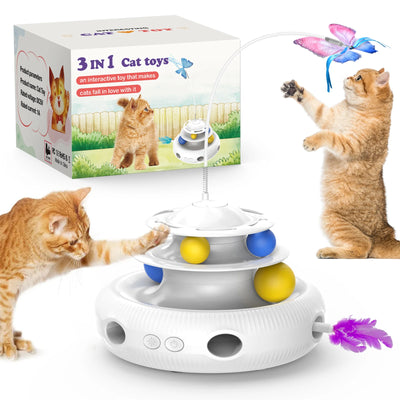 Whisker Wizard: Interactive Cat Puzzle Toy