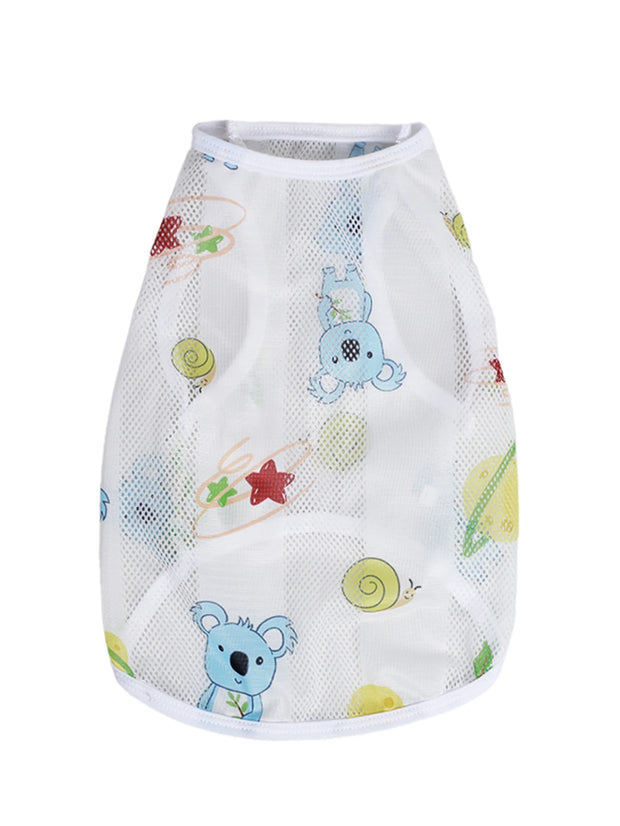 Summer Pet Breathable Vest Dog Cat Clothes Cute Patterns Dogs Cats Vest For Small And Medium Cats&Dogs Outdoor T-shirt Clothing