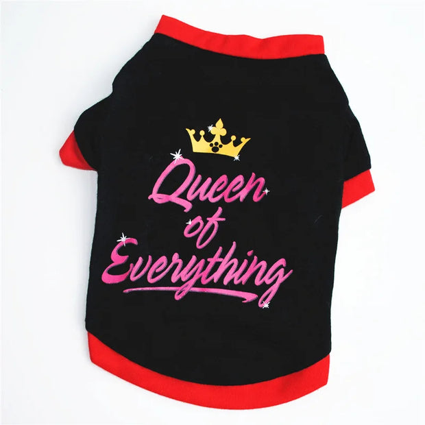 Fashionable pet clothes cute dog vest shirt dog costume cats clothes Corton puppies small dog pet clothes costume Ropa Perro