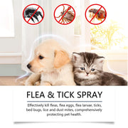 Pet Skin Spray is Suitable 100ml for Dogs and Cats.  Natural Soothing Spray is Used to Relieve Itchy Skin, Clean and Soften Hair