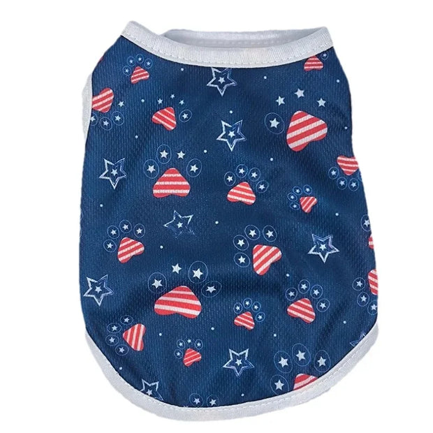 Summer Pet Cat Vest for Small Medium Cats Dogs Hiking Breathable Cloth Mesh Kitten Sleeveless Clothes Teddy Chihuahua Clothing