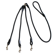 No Tangle 3 Dog Leash Triple Coupler Multi Way Splitter Nylon Dog Leash for Small Dogs Pet Multiple Leash for Walking 3 Puppies