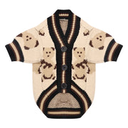 Luxury Dog Clothes for Small Dogs Winter Warm Dog Sweater Chihuahua French Bulldog Clothing Pet Items Knitted Cardigan Sweater