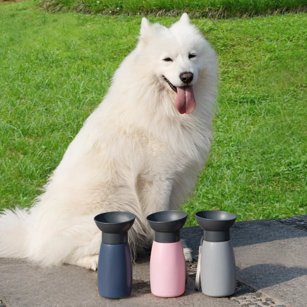 600ml Big Dog Water Bottle Portable Travel Pet Drinking Bowl For Small Medium Dogs Cat Pet Water Cup Labrodor Feeding Supplies