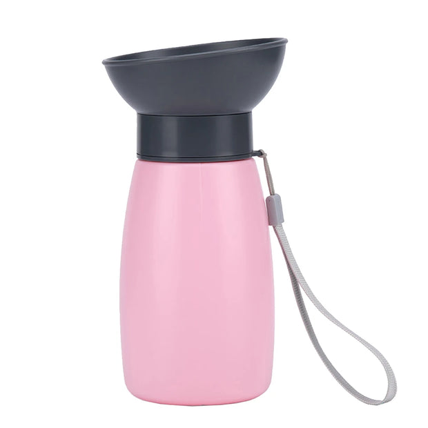 600ml Big Dog Water Bottle Portable Travel Pet Drinking Bowl For Small Medium Dogs Cat Pet Water Cup Labrodor Feeding Supplies