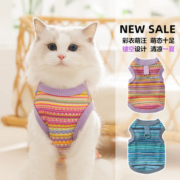 Pet Dog Clothes Summer Puppy Clothing Dogs Soft Vests Kitty Casual T-Shirt for Small Medium Puppy Cat Costume Pet Supplies