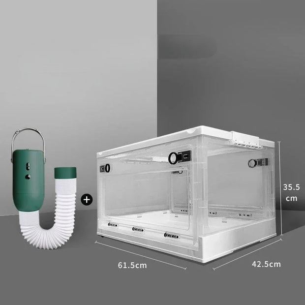 Portable Pet Drying Box – Professional Grooming Hair Dryer for Dogs & Cats