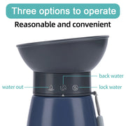 600ml Big Dog Water Bottle Portable Travel Pet Drinking Bowl For Small Medium Dogs Cat Pet Water Cup Labrodor Feeding Supplies