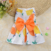 Summer Thin Sphynx Cat Skirt Dress Cute Print Pet Clothes for Cats Gotas Garfield Katten Kleding Suit Vestidos mascota sukienki
