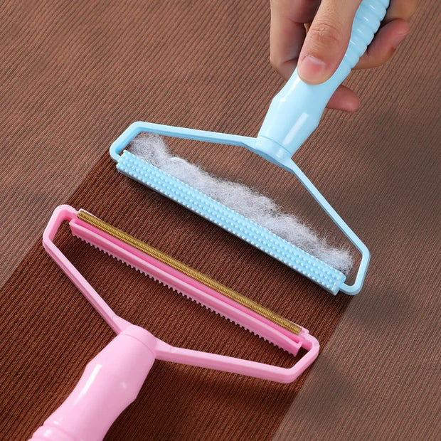 Pet Hair Remover Brush Portable Silicone Double Side Pet Hair Brush Sweater Cleaner Wool Coat Grooming Brush Tool Pet Products