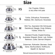Stainless Steel Pet Food Bowl – Durable, Non-Slip Feeding Dish for Dogs & Cats