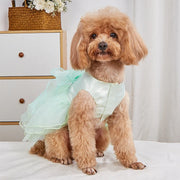Luxury Dog Clothes Wedding Dress Prom Party Princess Dresses for Small Dogs Puppy Cat Costume White Pet Supplies New