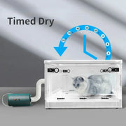 Portable Pet Drying Box – Professional Grooming Hair Dryer for Dogs & Cats