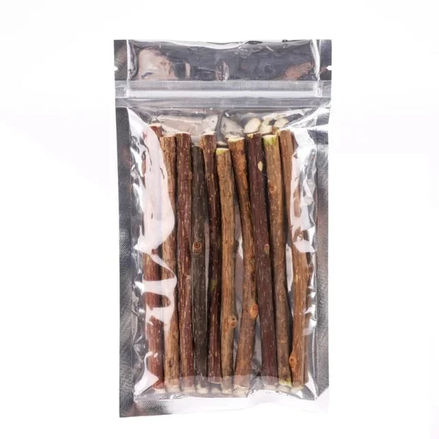 10pcs/lot Catnip Stick Pet Cat Molar Toys Natural Wood Polygonum Sticks Cleaning Teeth Relieve Boredom Snacks Chews Toys
