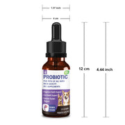 High Active Probiotics Pet Probiotics Care Drops - Support Digestion and Immunity for Dogs & Cats - 60ml
