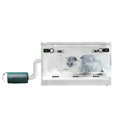Portable Pet Drying Box – Professional Grooming Hair Dryer for Dogs & Cats