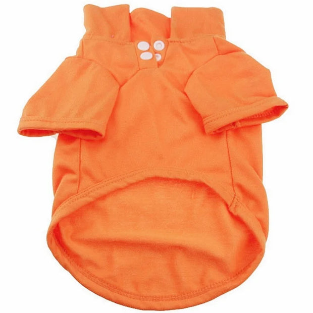 Luxury Dog Shirt for Small Dogs Summer Dog Polo Shirt Cute Soft Puppy Clothing Solid Cat Shirt Chihuahua Dog Clothes Pet Costume